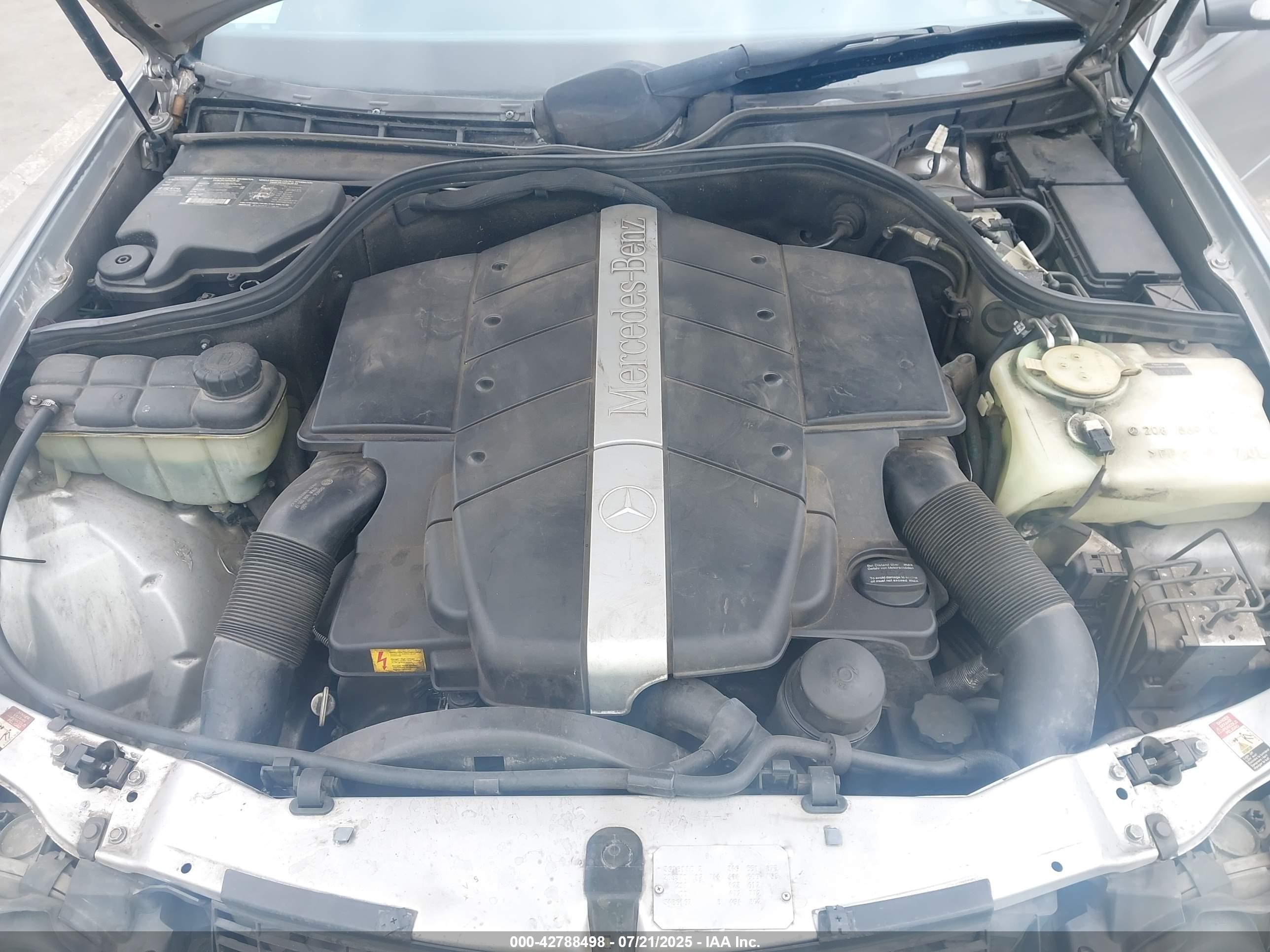 2002 Mercedes-benz Clk 430   Gray vin: WDBLJ70G82T096105