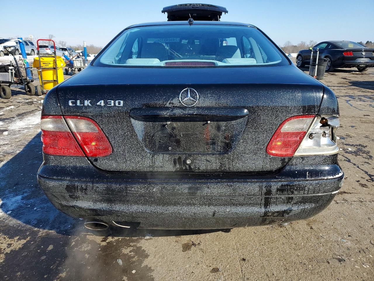 2002 Mercedes-benz Clk 430 Black vin: WDBLJ70G82T120757