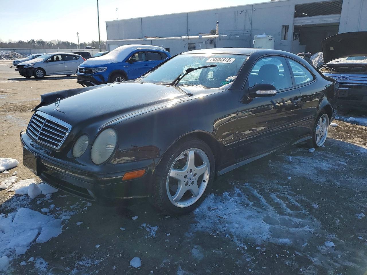 2002 Mercedes-benz Clk 430 Black vin: WDBLJ70G82T120757