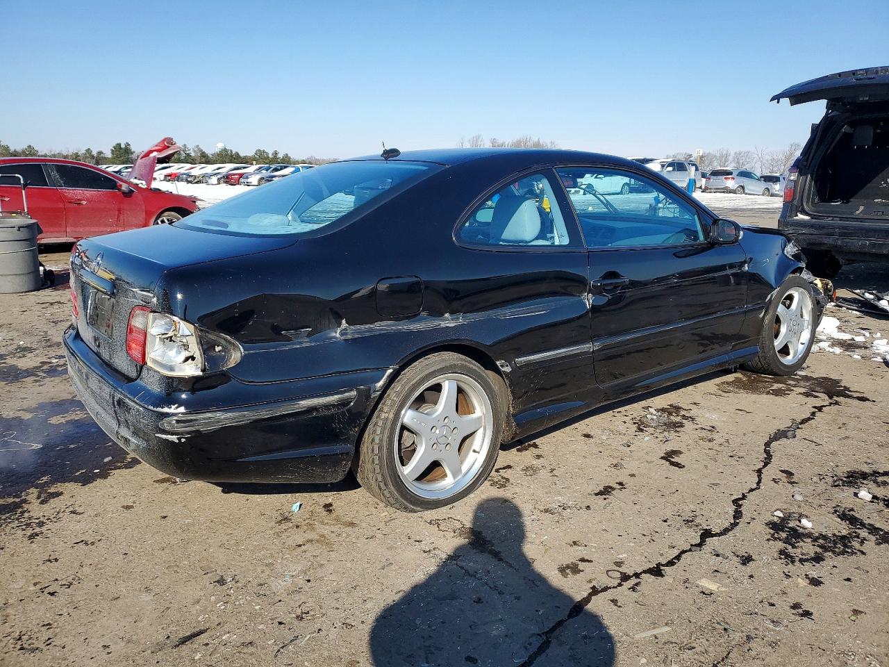 2002 Mercedes-benz Clk 430 Black vin: WDBLJ70G82T120757