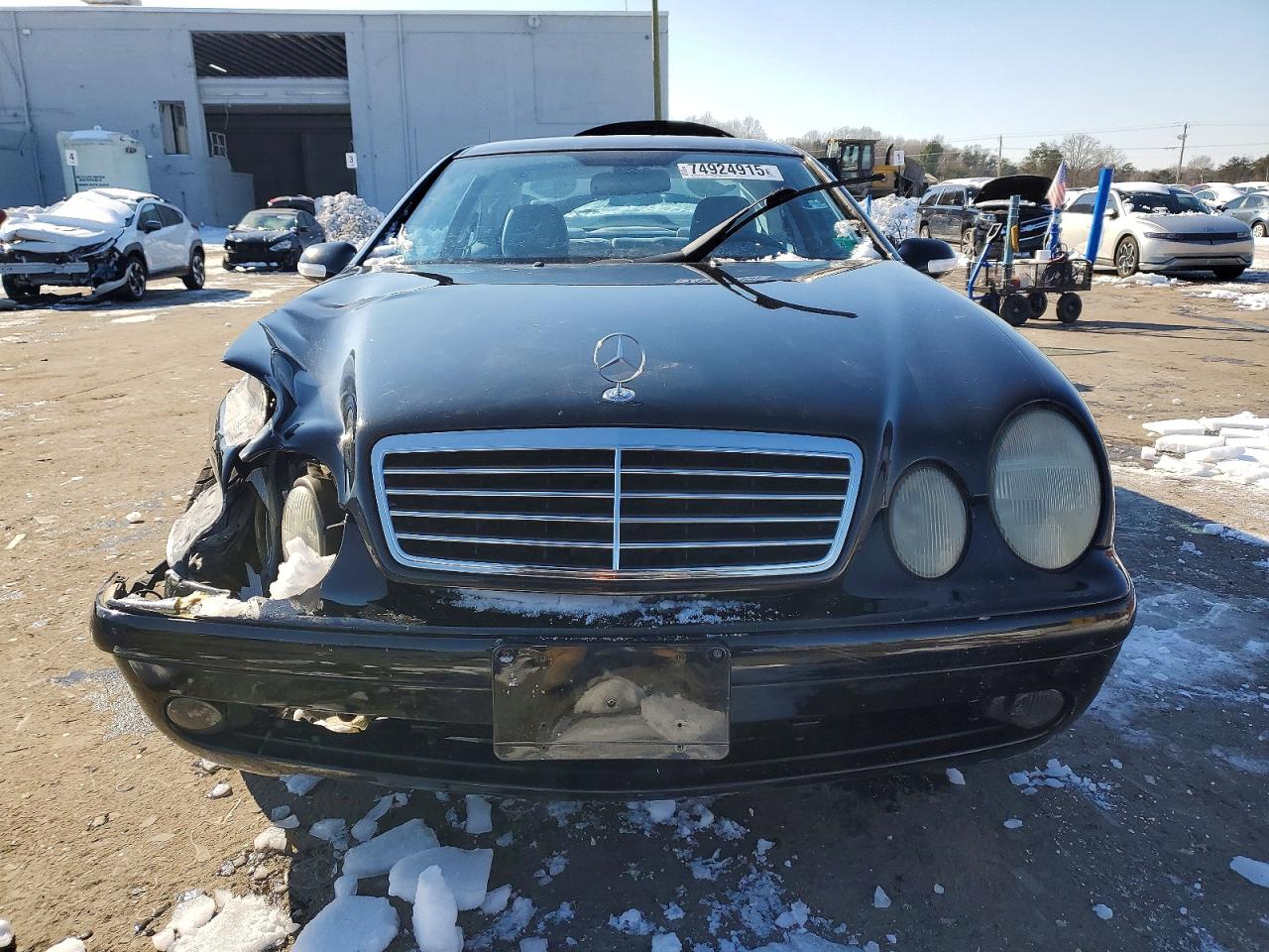 2002 Mercedes-benz Clk 430 Black vin: WDBLJ70G82T120757