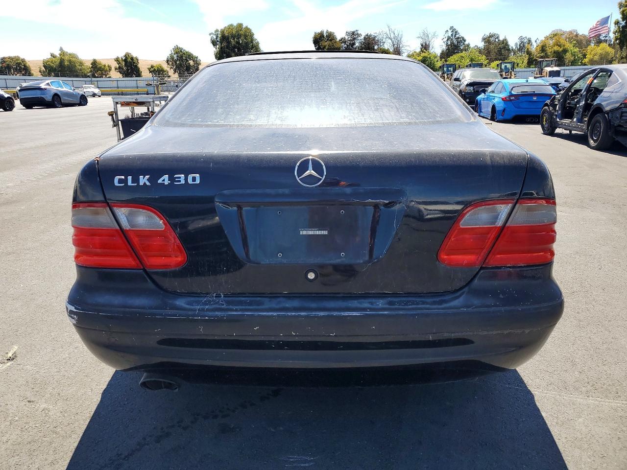 1999 Mercedes-benz Clk 430 Черный vin: WDBLJ70G8XF089371