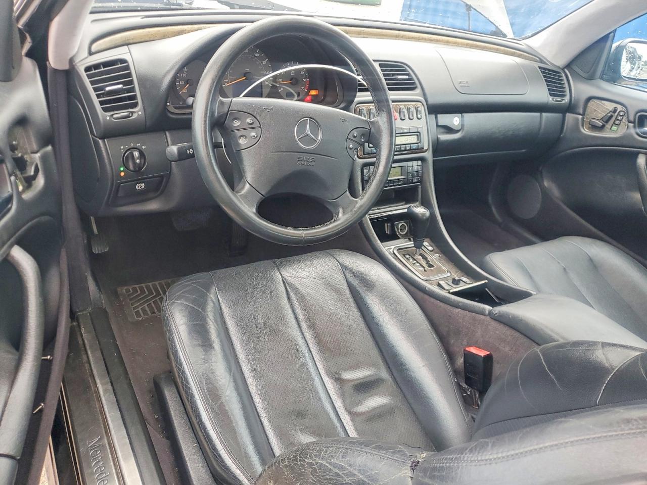 2000 Mercedes-benz Clk 430 Black vin: WDBLJ70G8YF116358