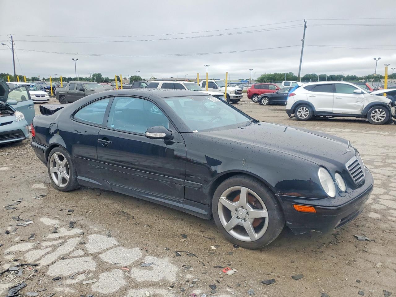 2000 Mercedes-benz Clk 430 Black vin: WDBLJ70G8YF116358