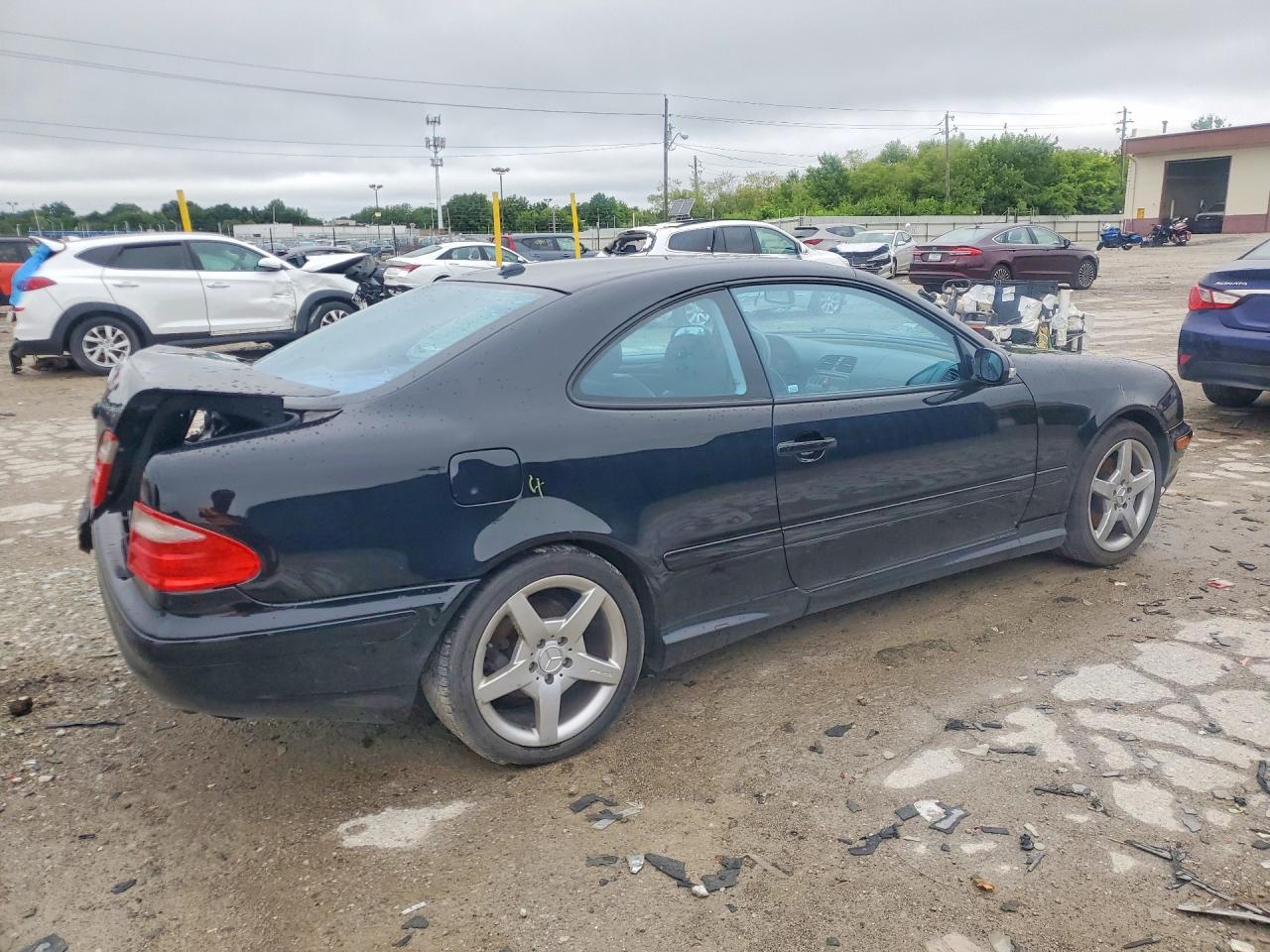 2000 Mercedes-benz Clk 430 Black vin: WDBLJ70G8YF116358