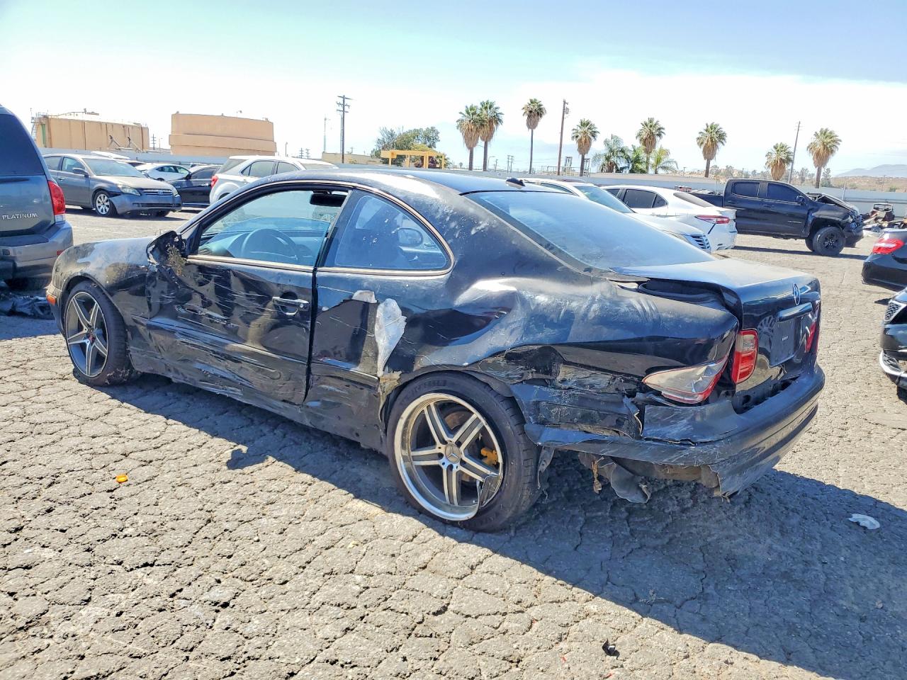 2002 Mercedes-benz Clk 430 Black vin: WDBLJ70G92T111615