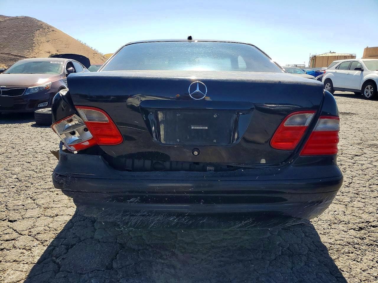 2002 Mercedes-benz Clk 430 Black vin: WDBLJ70G92T111615