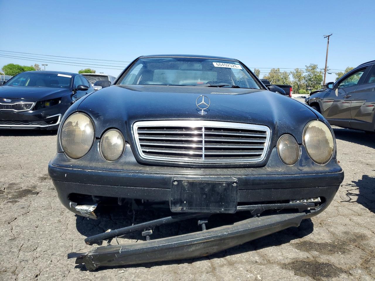 2002 Mercedes-benz Clk 430 Black vin: WDBLJ70G92T111615