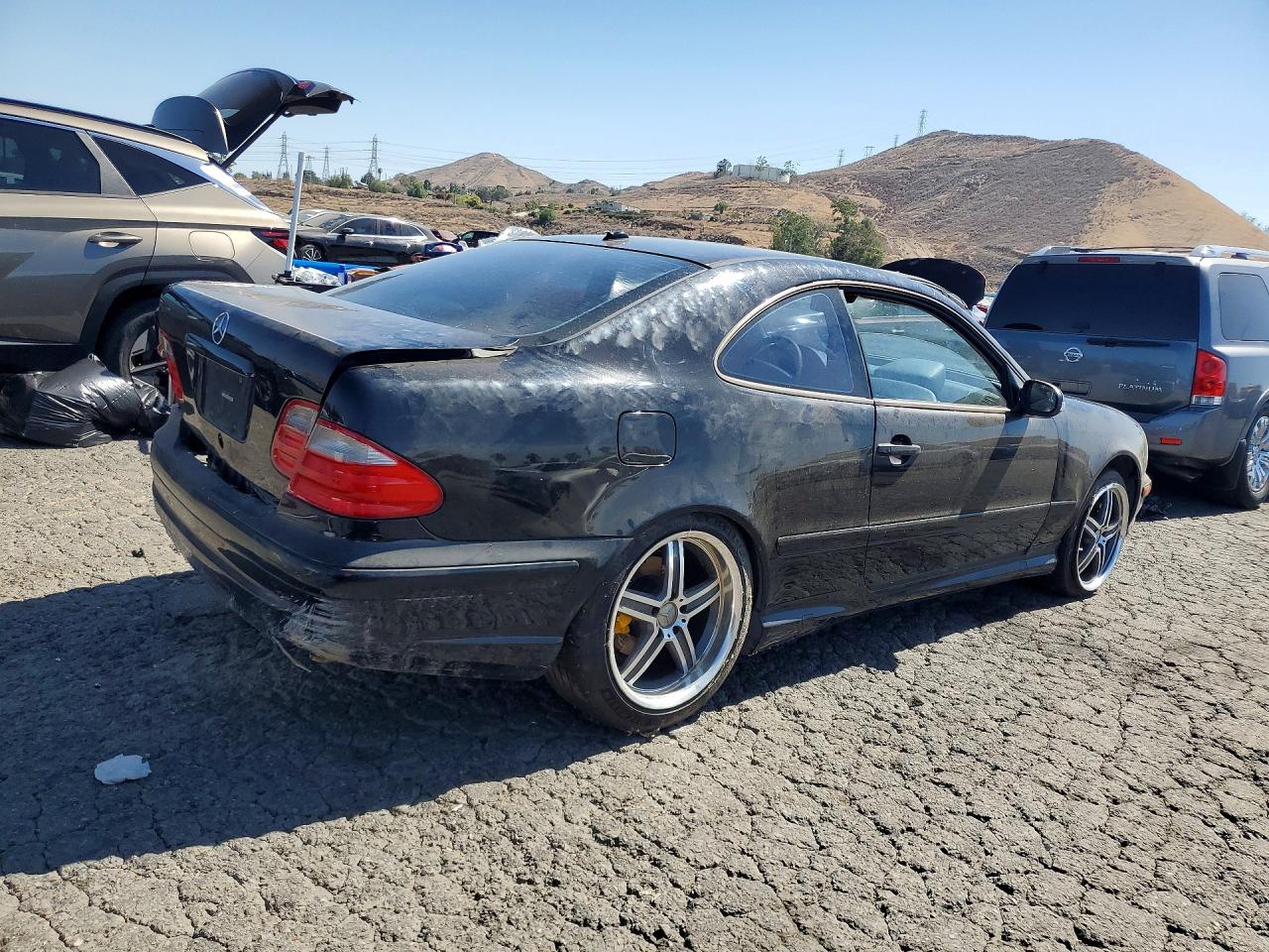 2002 Mercedes-benz Clk 430 Black vin: WDBLJ70G92T111615