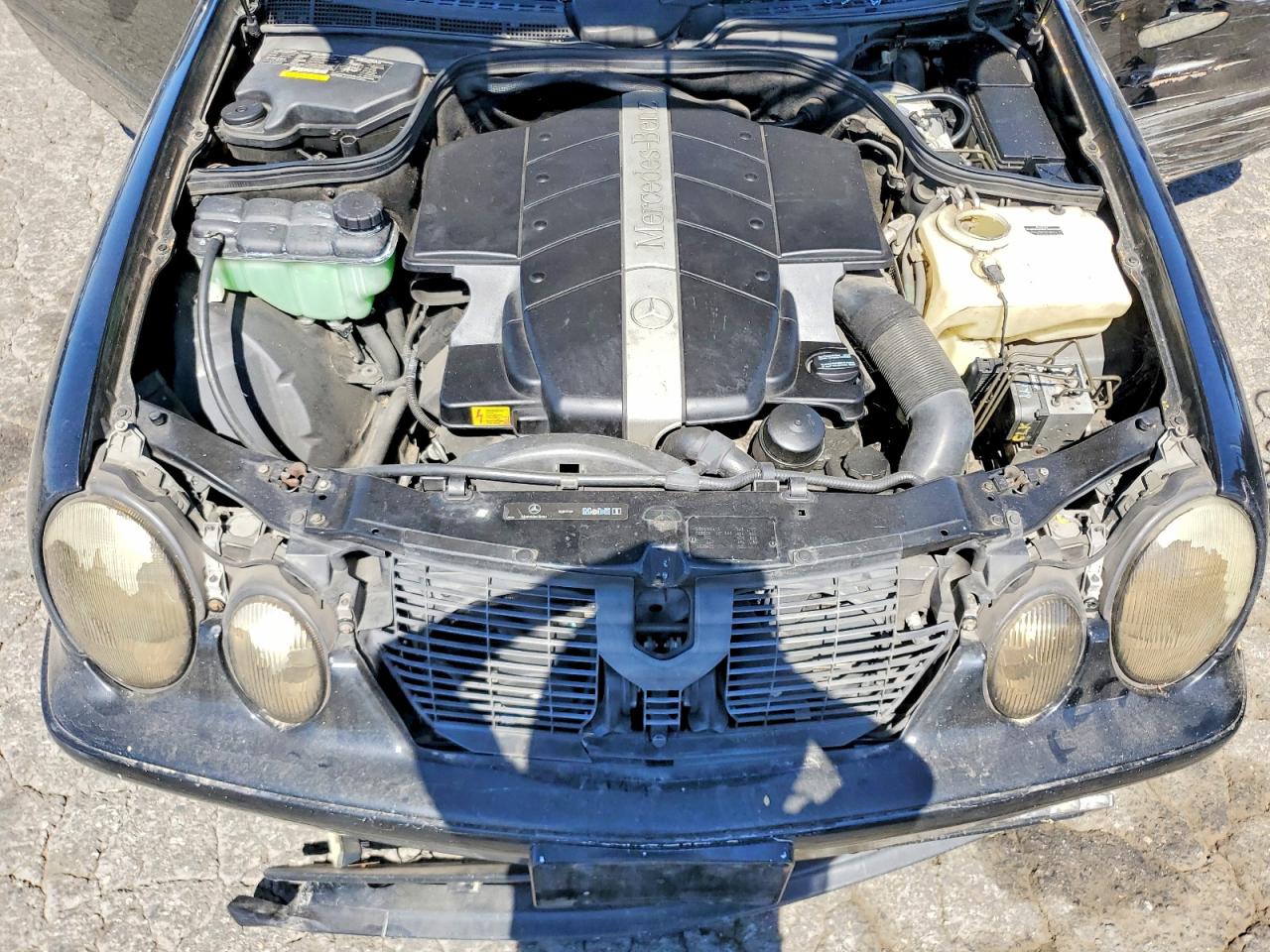 2002 Mercedes-benz Clk 430 Black vin: WDBLJ70G92T111615