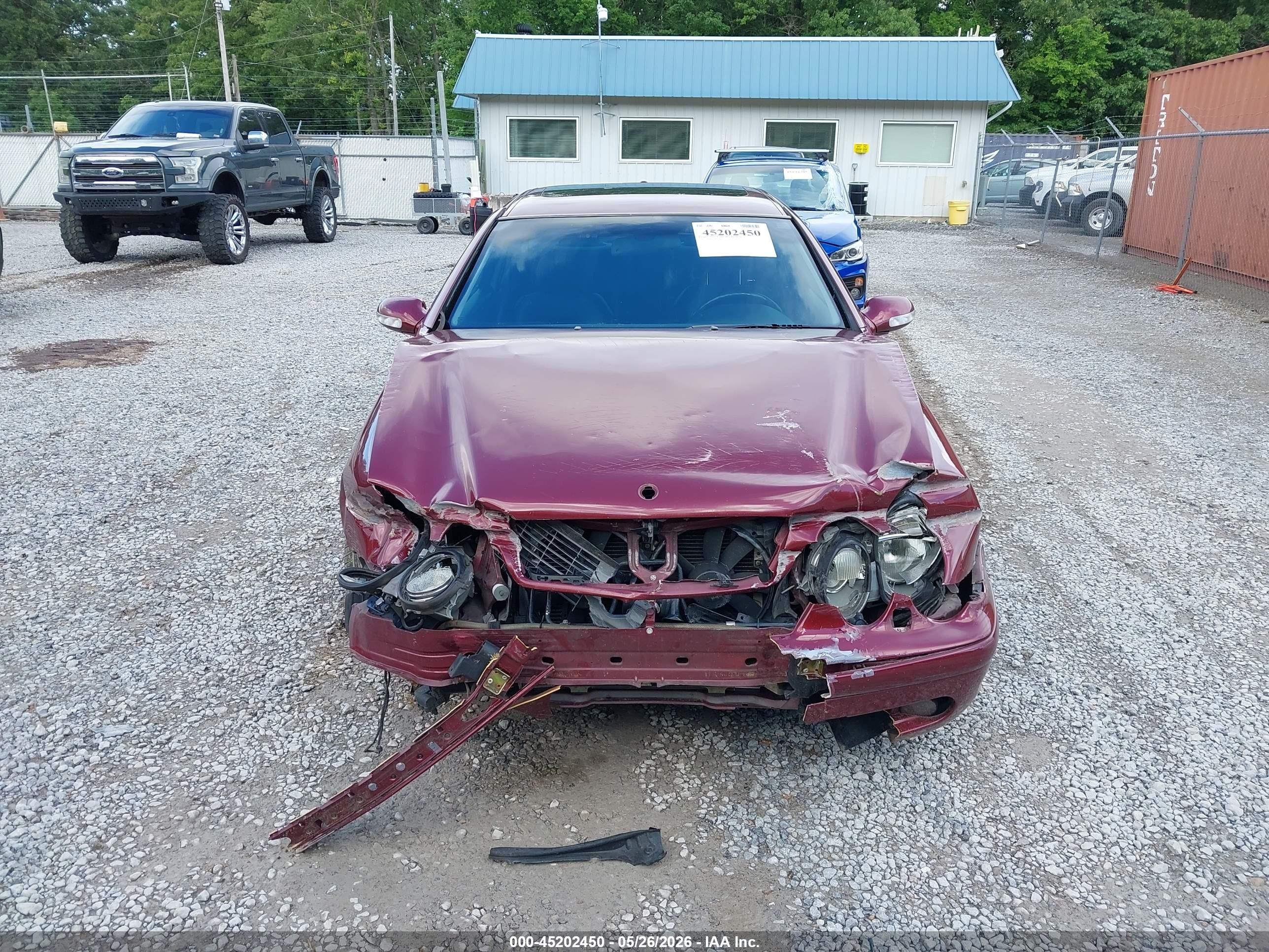 2000 Mercedes-benz Clk 430   Maroon vin: WDBLJ70G9YF137087