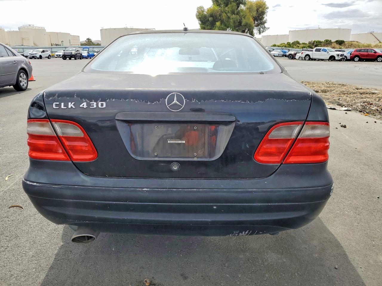 2001 Mercedes-benz Clk 430 Black vin: WDBLJ70GX1F182528
