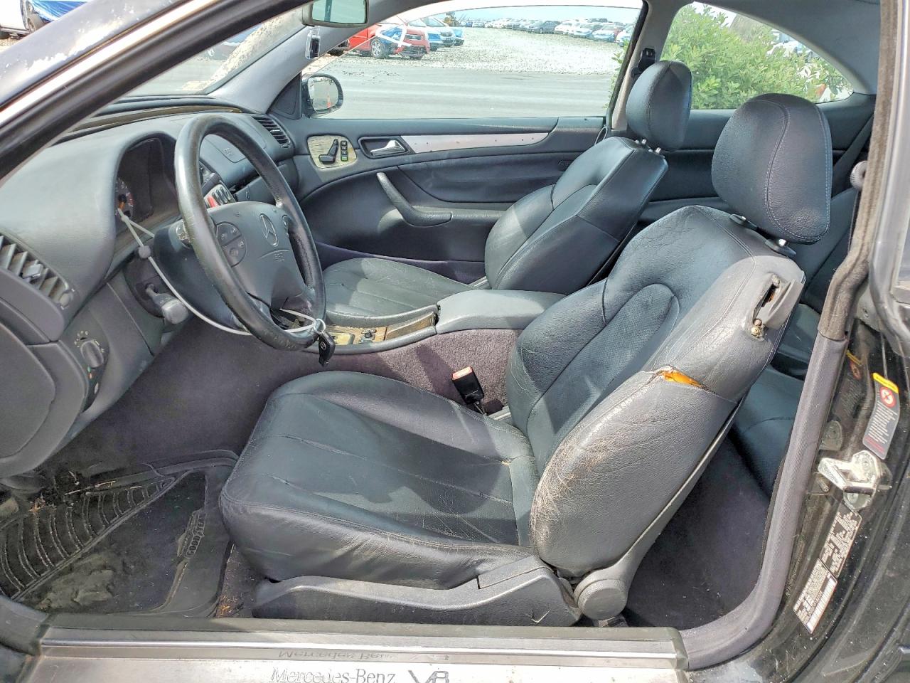 2001 Mercedes-benz Clk 430 Black vin: WDBLJ70GX1F182528