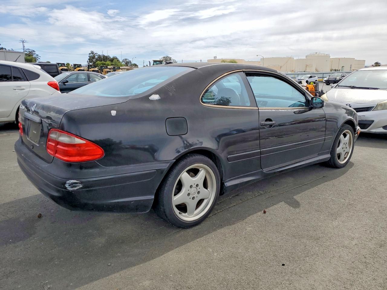 2001 Mercedes-benz Clk 430 Black vin: WDBLJ70GX1F182528