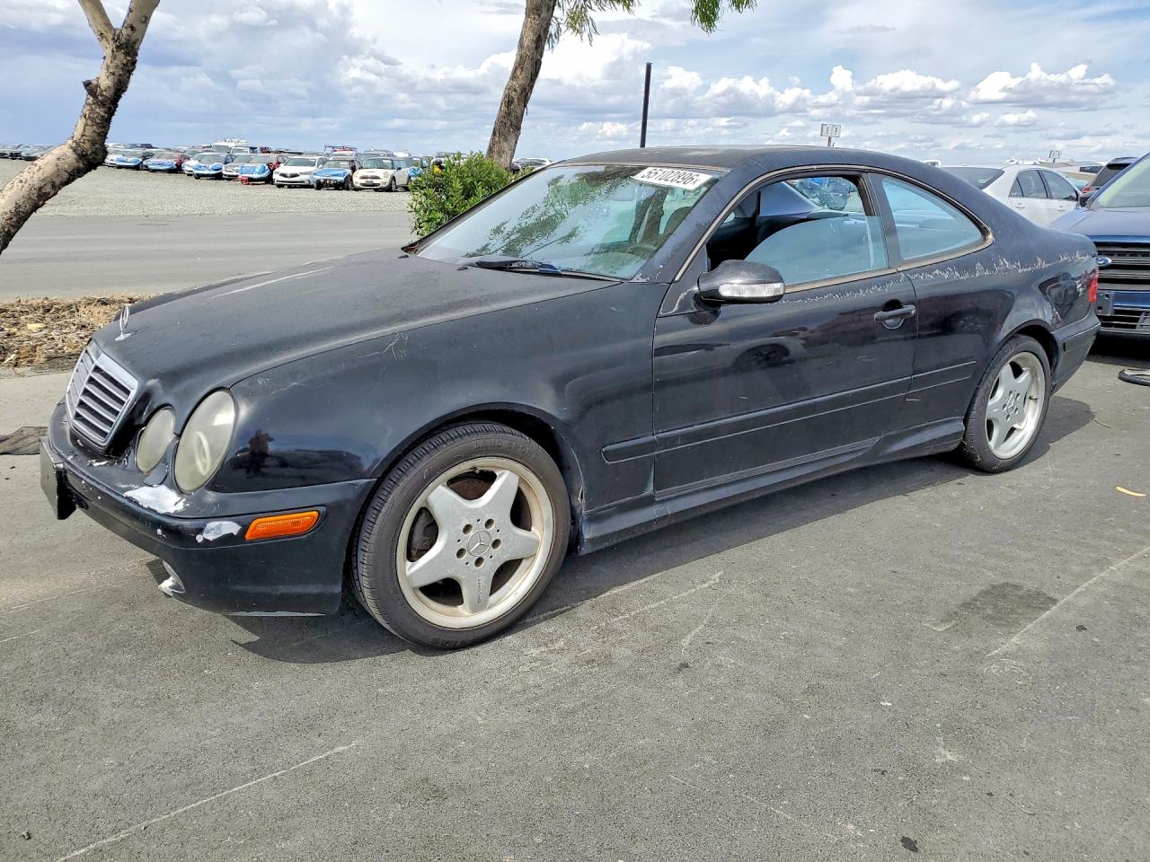 2001 Mercedes-benz Clk 430 Black vin: WDBLJ70GX1F182528
