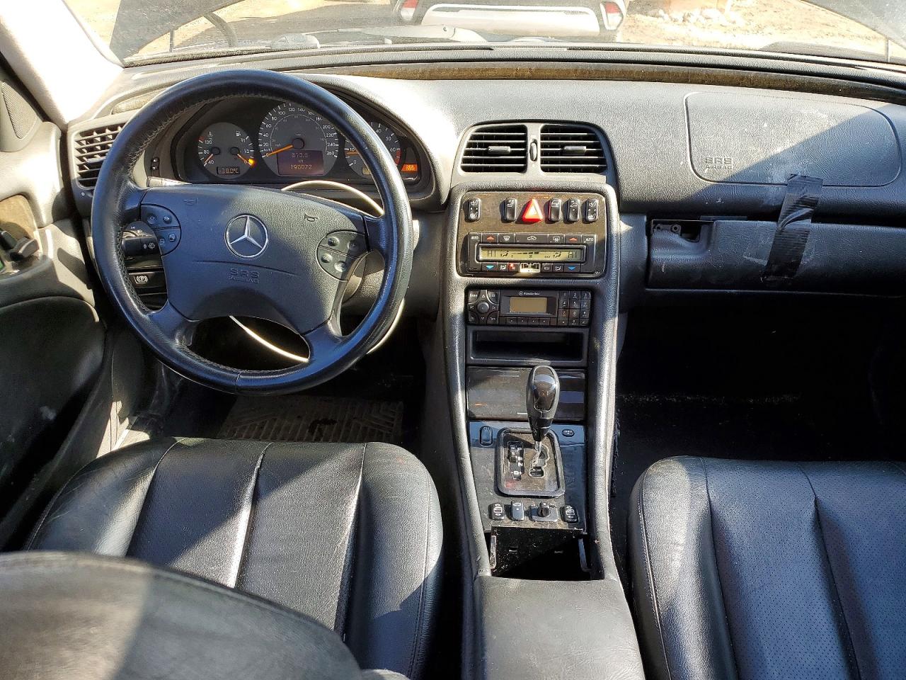2002 Mercedes-benz Clk 430 Black vin: WDBLJ70GX2T105404
