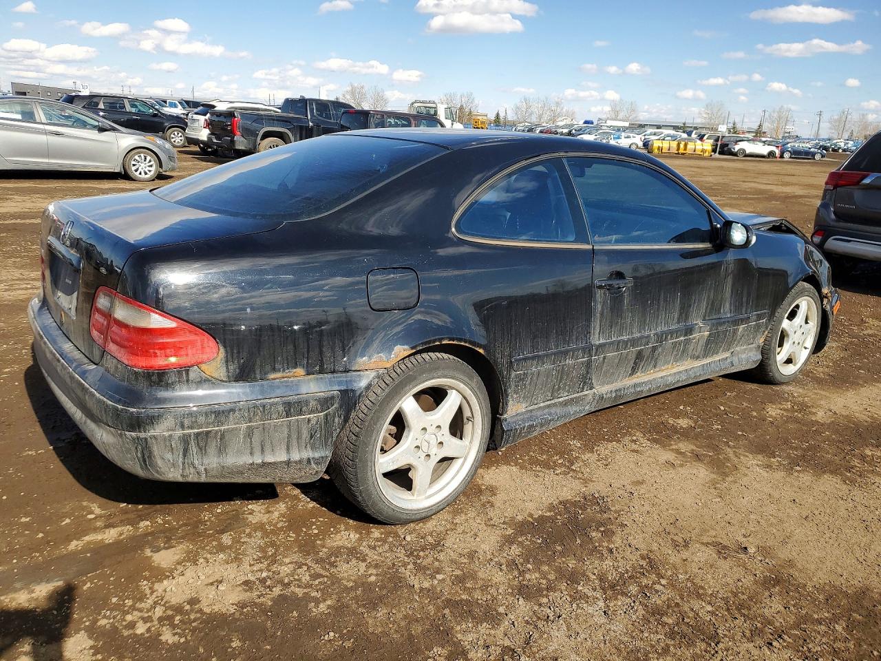2002 Mercedes-benz Clk 430 Black vin: WDBLJ70GX2T105404