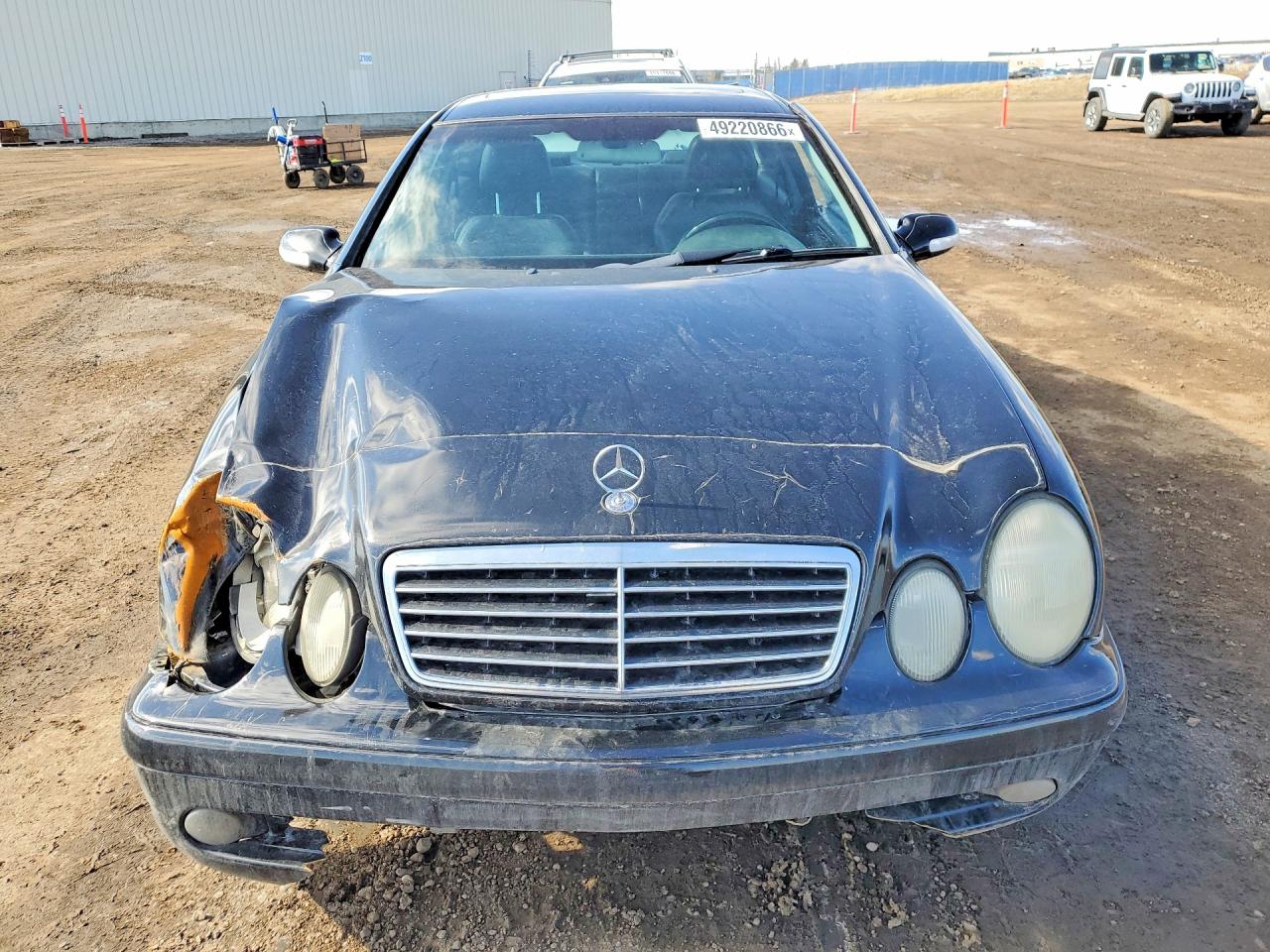 2002 Mercedes-benz Clk 430 Black vin: WDBLJ70GX2T105404