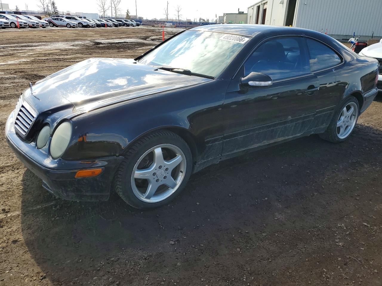 2002 Mercedes-benz Clk 430 Black vin: WDBLJ70GX2T105404