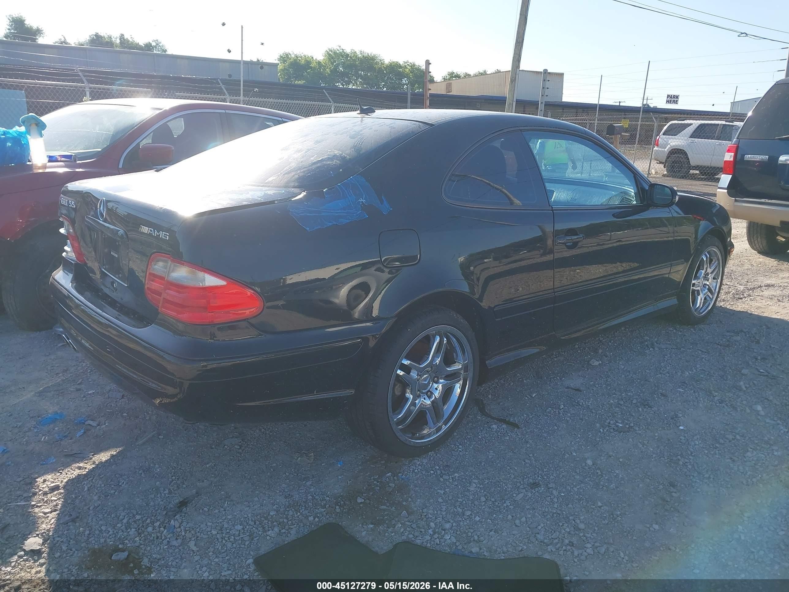 2001 Mercedes-benz Clk 55 Amg   Black vin: WDBLJ74G21F174949