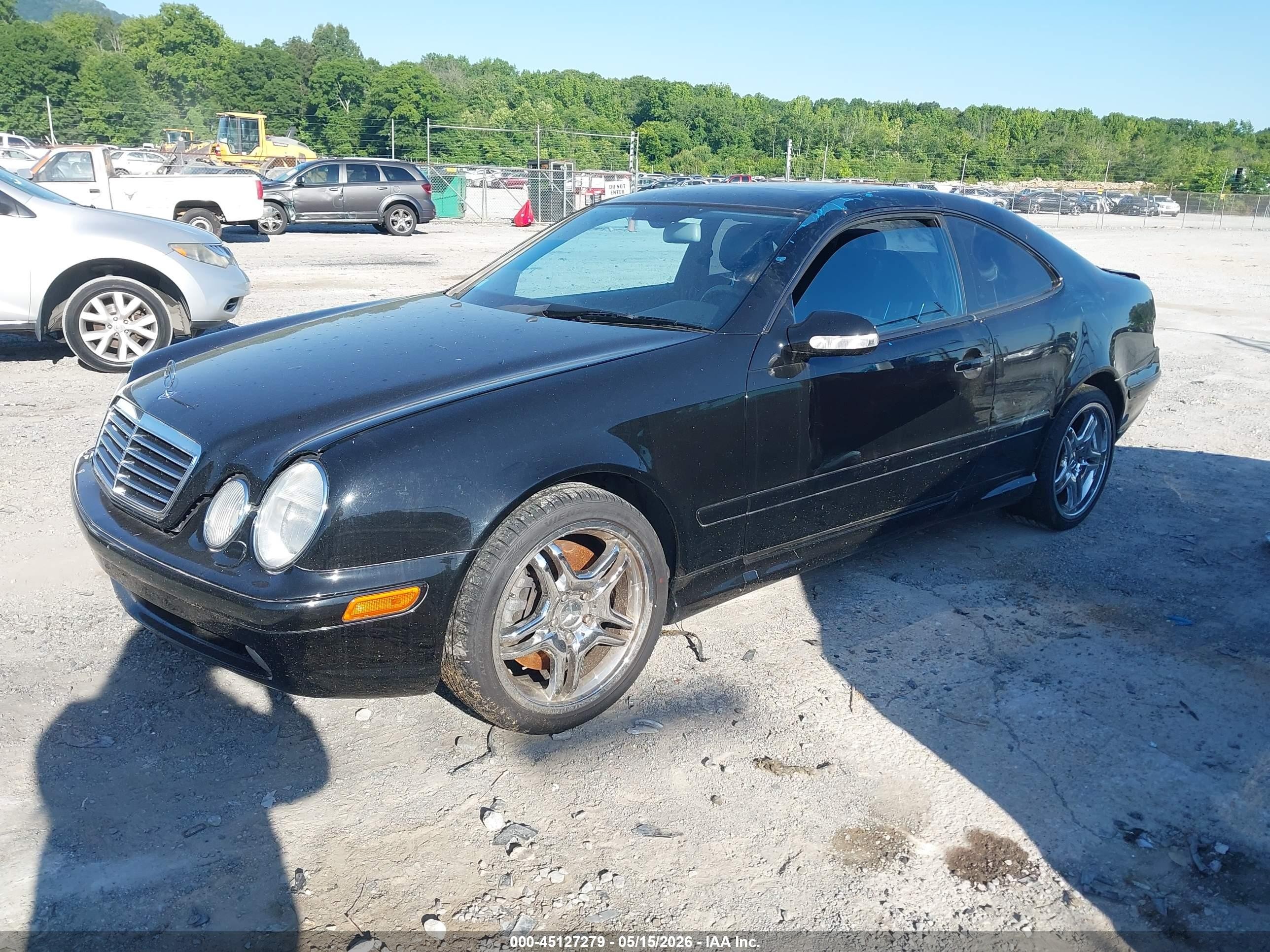 2001 Mercedes-benz Clk 55 Amg   Black vin: WDBLJ74G21F174949