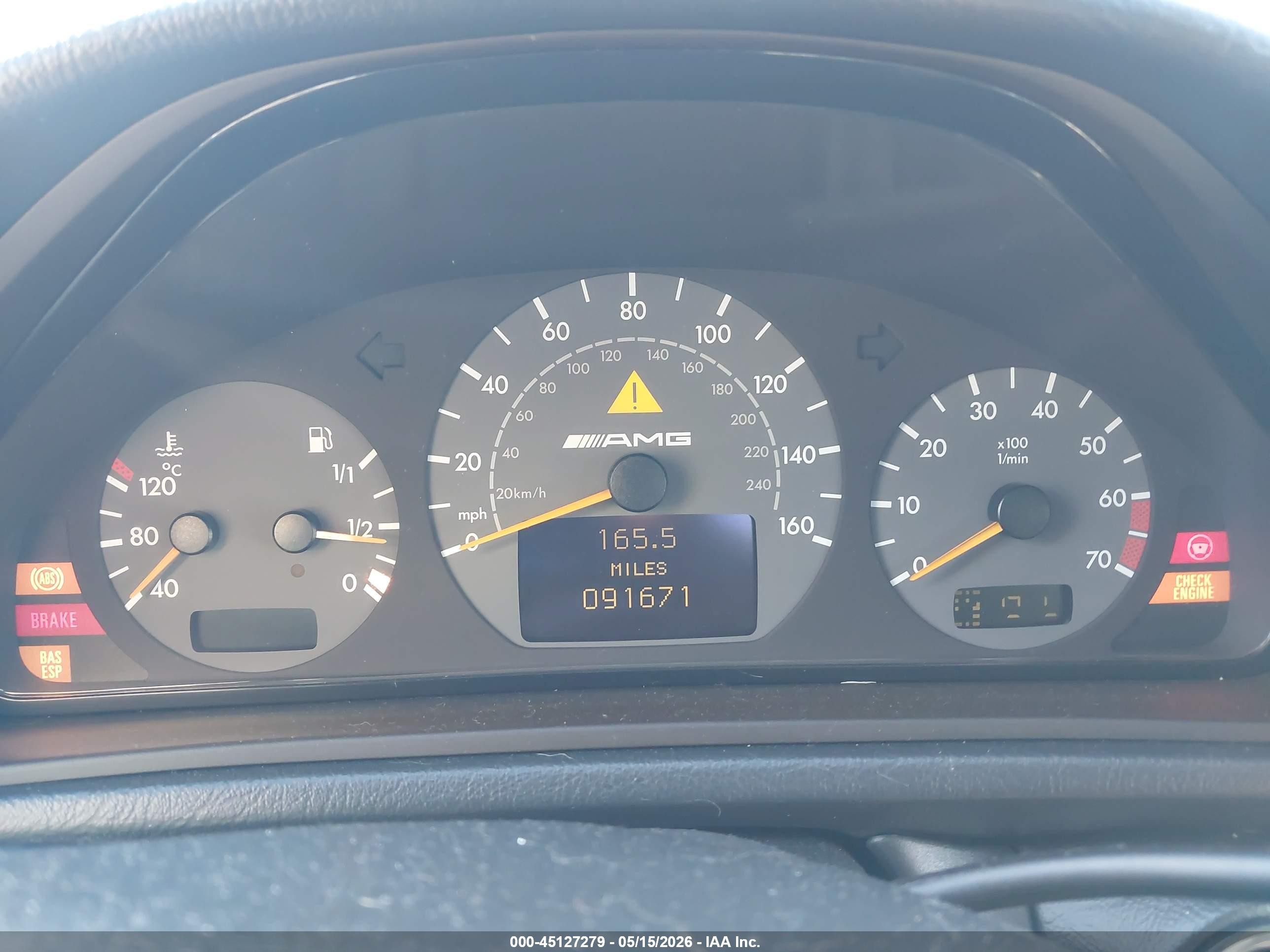 2001 Mercedes-benz Clk 55 Amg   Black vin: WDBLJ74G21F174949