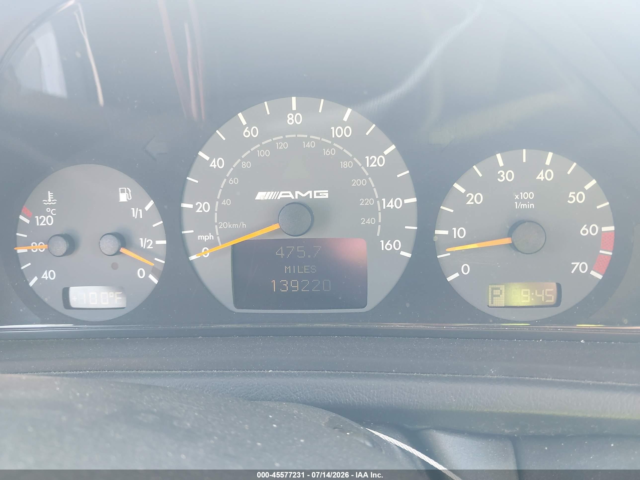 2001 Mercedes-benz Clk 55 Amg   Silver vin: WDBLJ74G31F187015