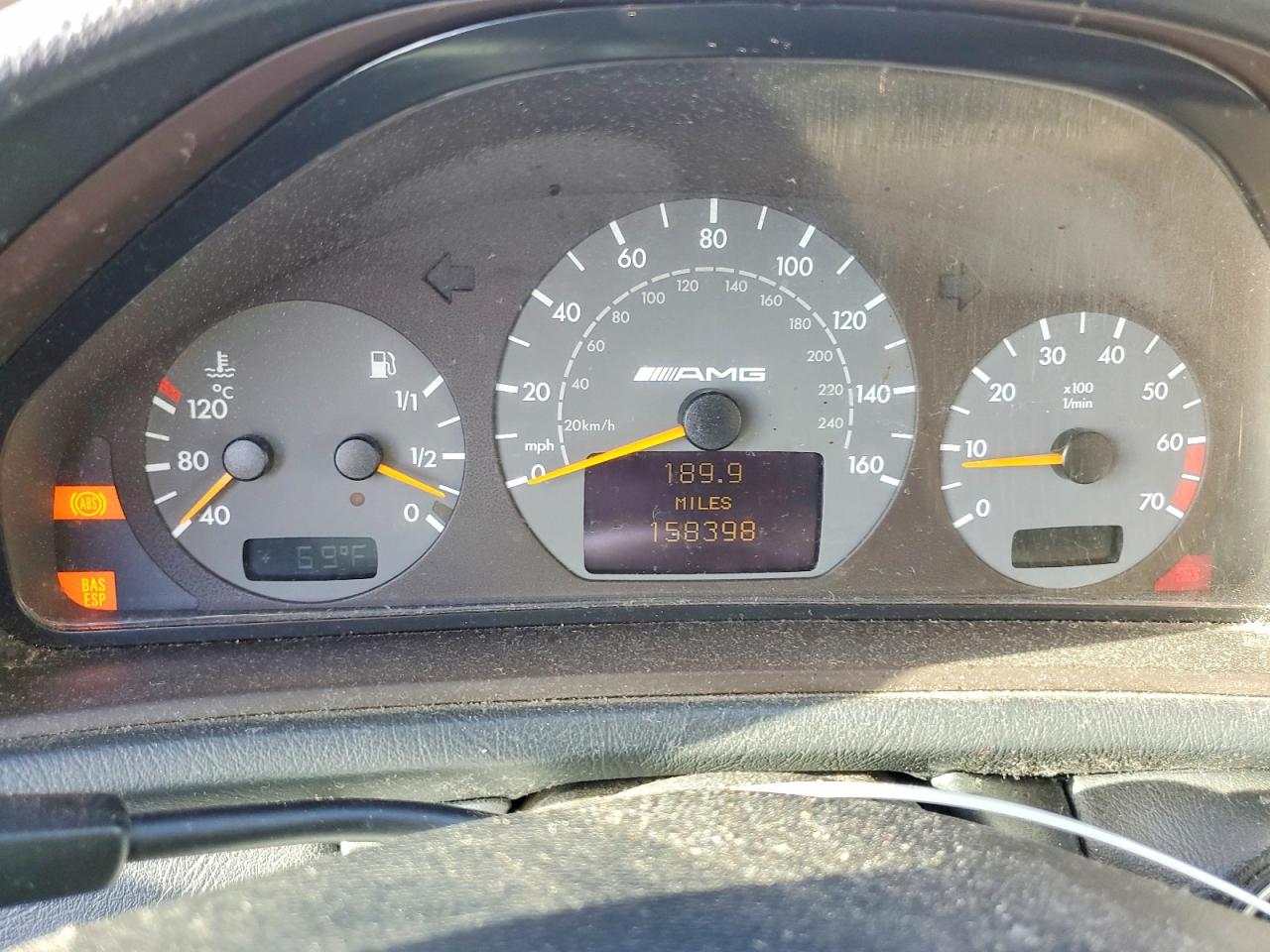 2002 Mercedes-benz Clk 55 Amg Серебряный vin: WDBLJ74G42F196419