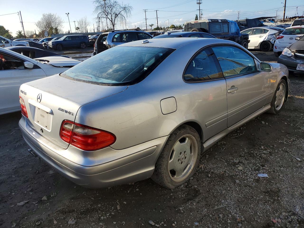 2002 Mercedes-benz Clk 55 Amg Серебряный vin: WDBLJ74G42F196419