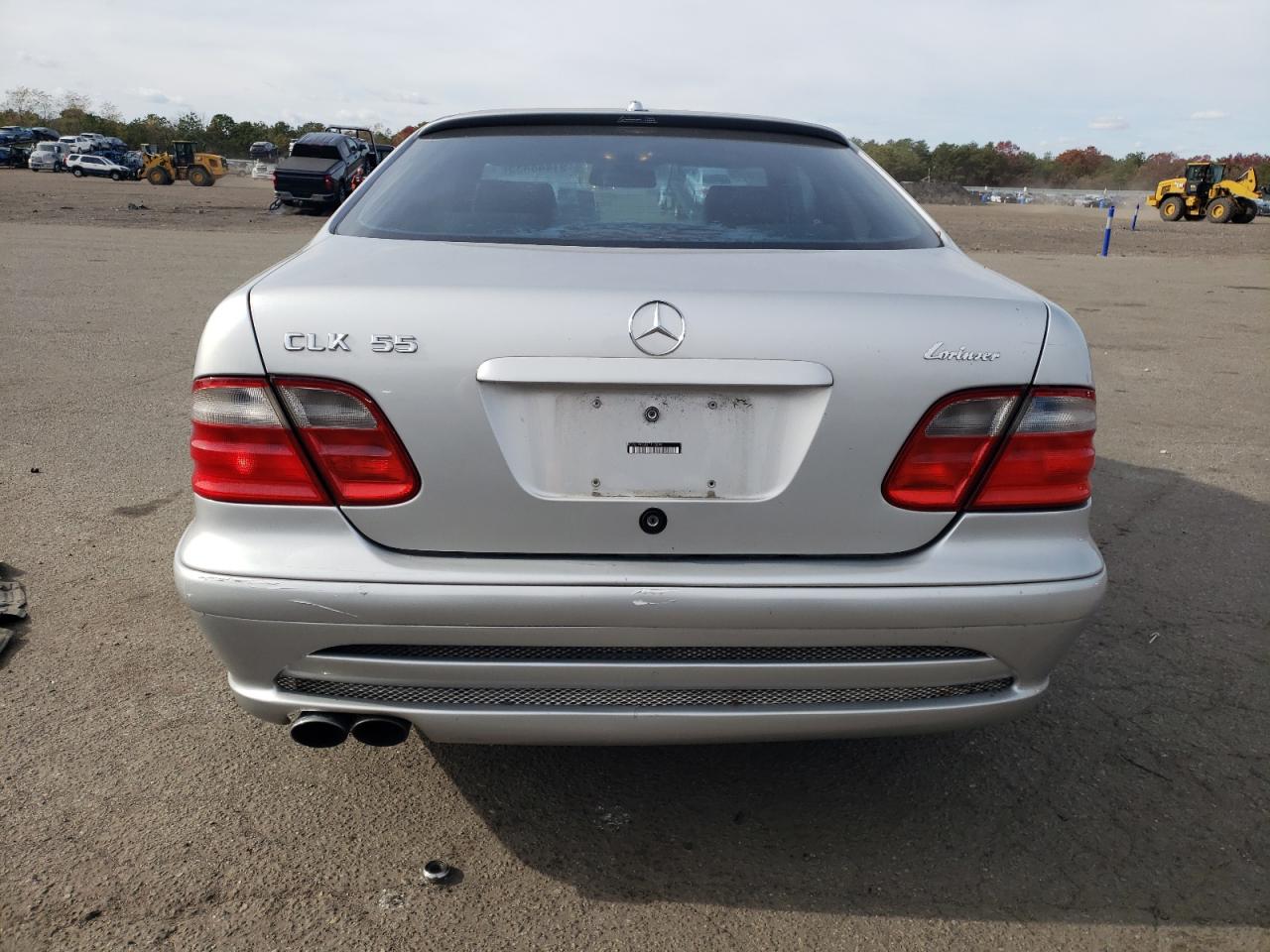 2002 Mercedes-benz Clk 55 Amg Silver vin: WDBLJ74G82T110241