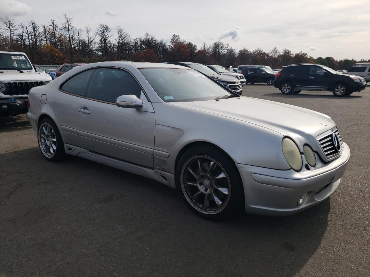 2002 Mercedes-benz Clk 55 Amg Silver vin: WDBLJ74G82T110241