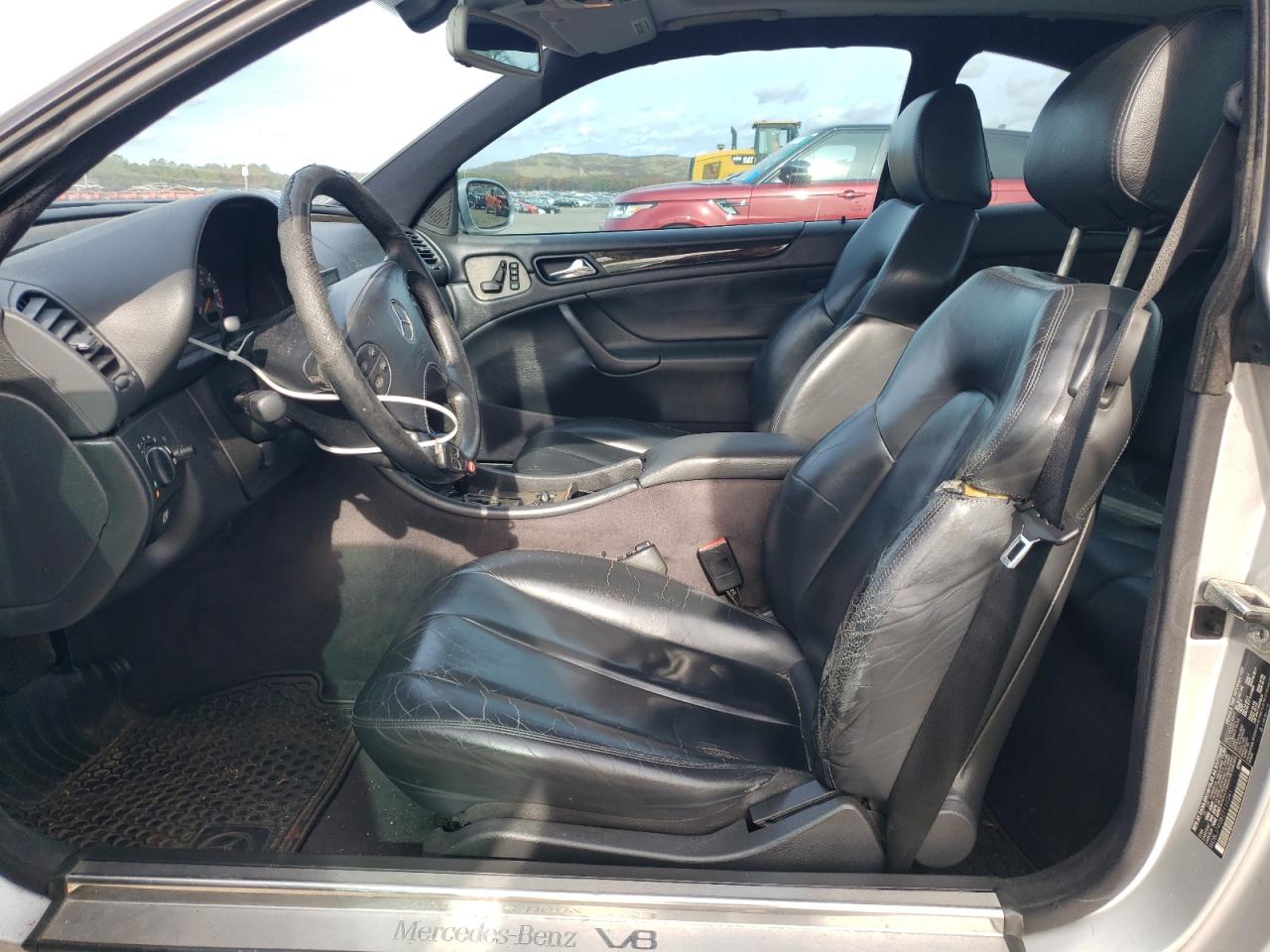 2002 Mercedes-benz Clk 55 Amg Silver vin: WDBLJ74G82T110241