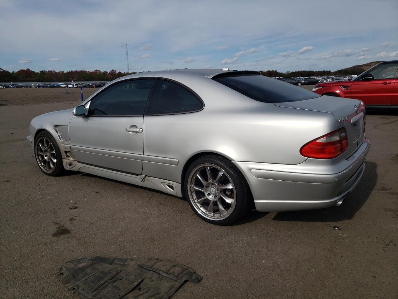 2002 Mercedes-benz Clk 55 Amg Silver vin: WDBLJ74G82T110241