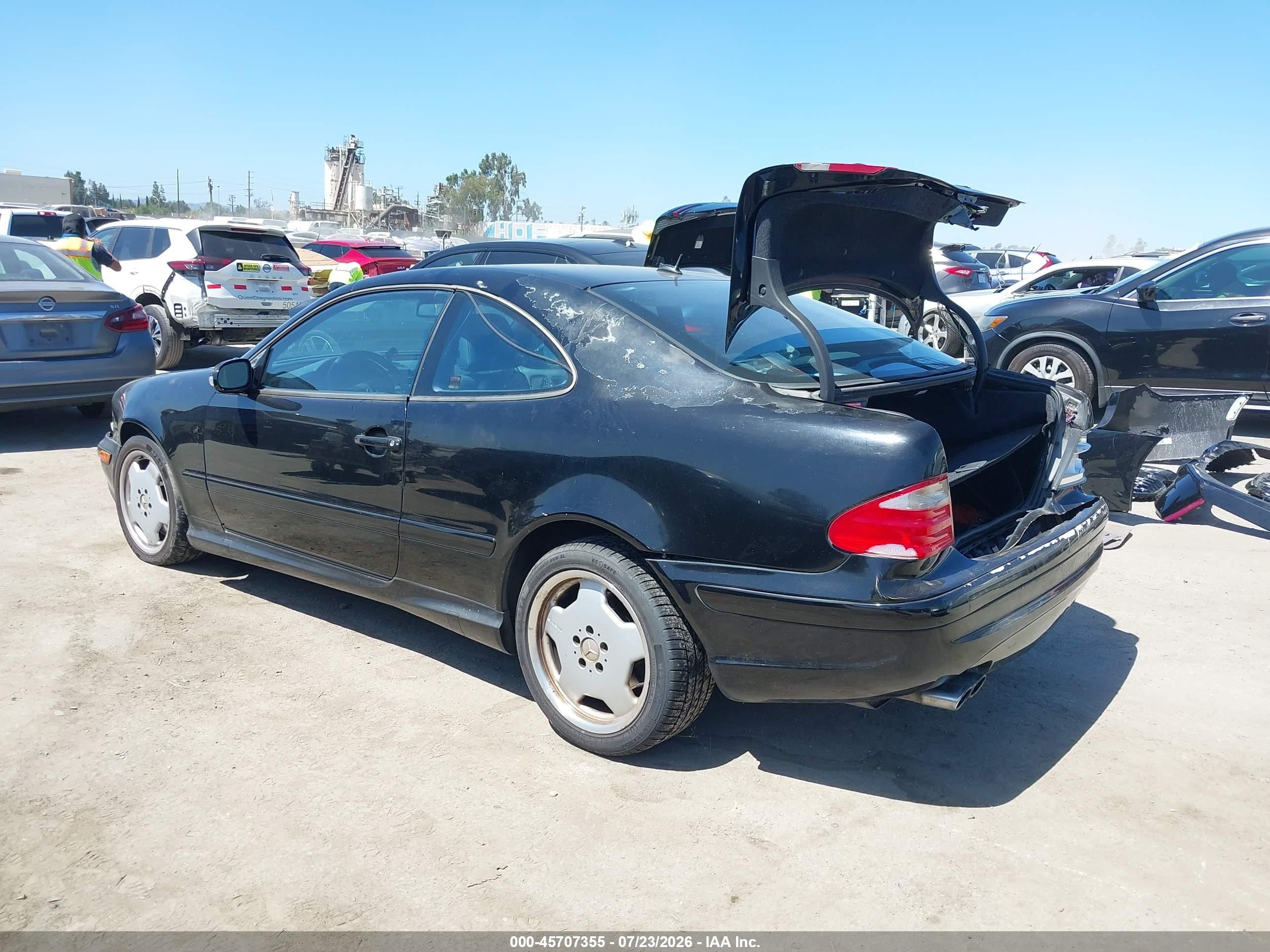 2001 Mercedes-benz Clk 55 Amg   Black vin: WDBLJ74GX1F184970