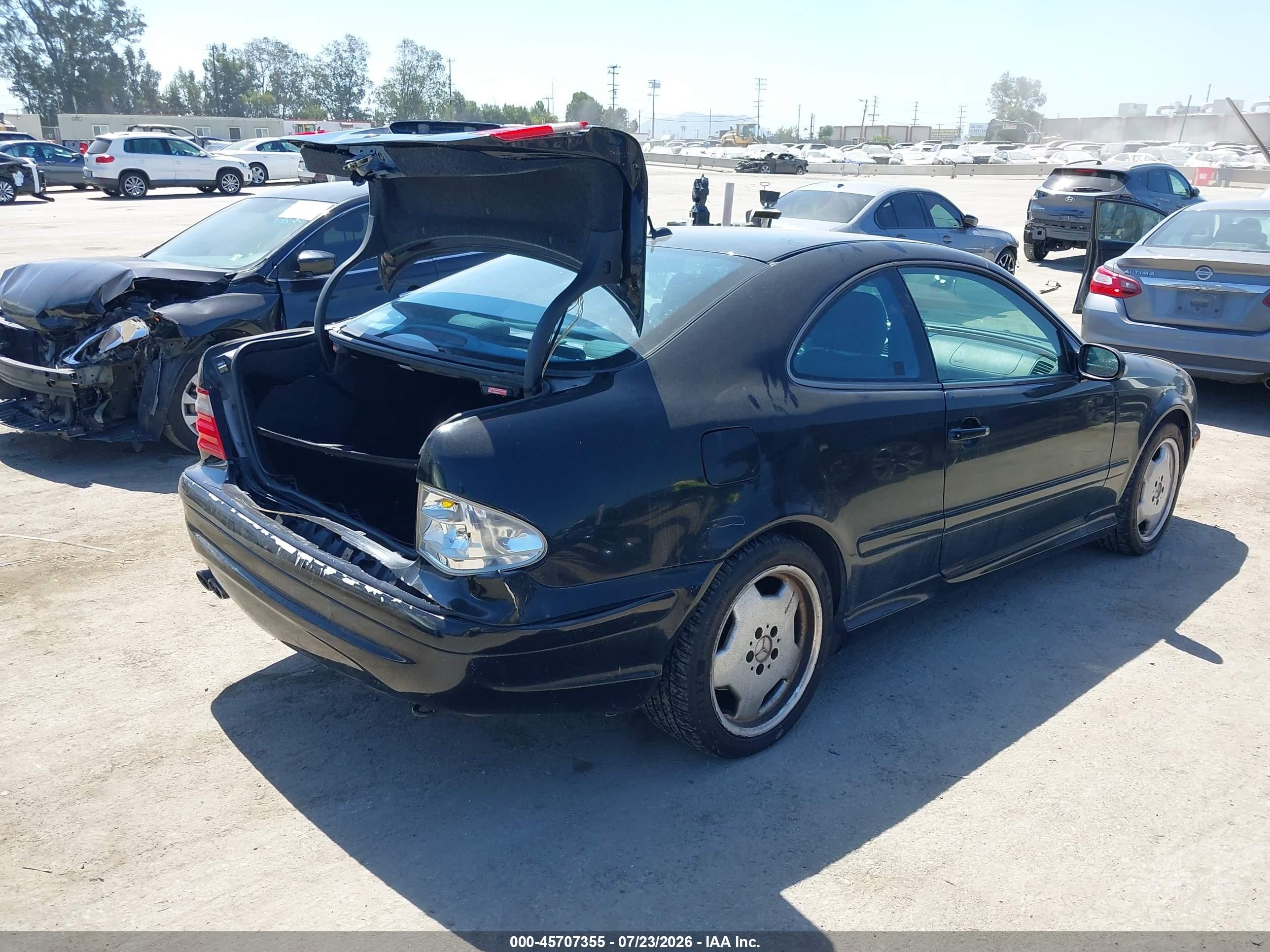 2001 Mercedes-benz Clk 55 Amg   Black vin: WDBLJ74GX1F184970