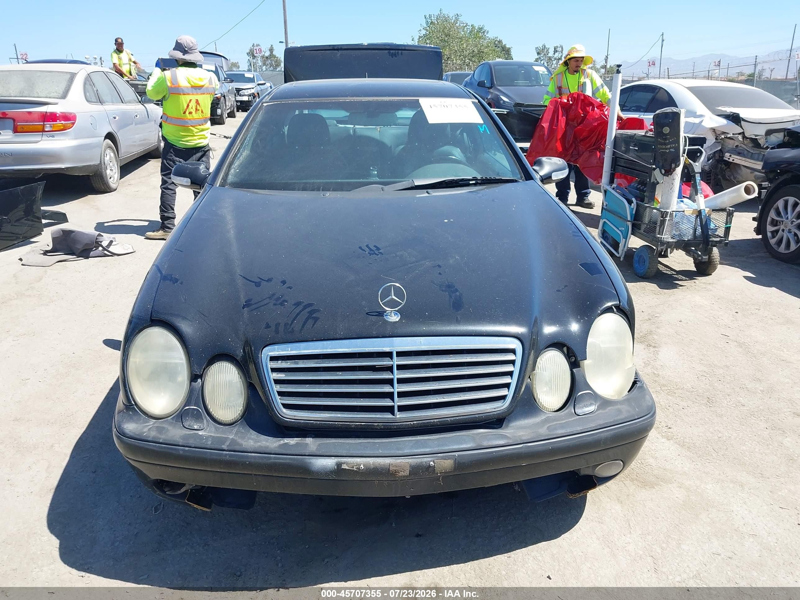 2001 Mercedes-benz Clk 55 Amg   Black vin: WDBLJ74GX1F184970