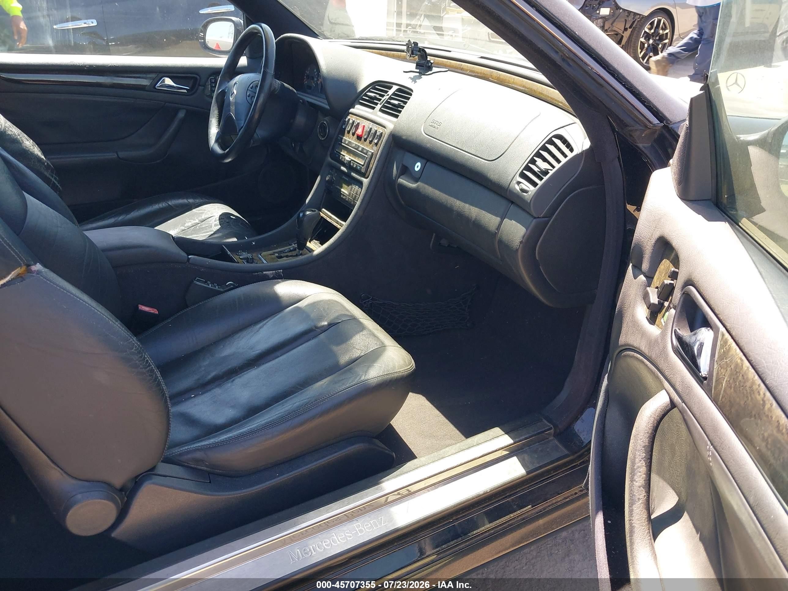 2001 Mercedes-benz Clk 55 Amg   Black vin: WDBLJ74GX1F184970