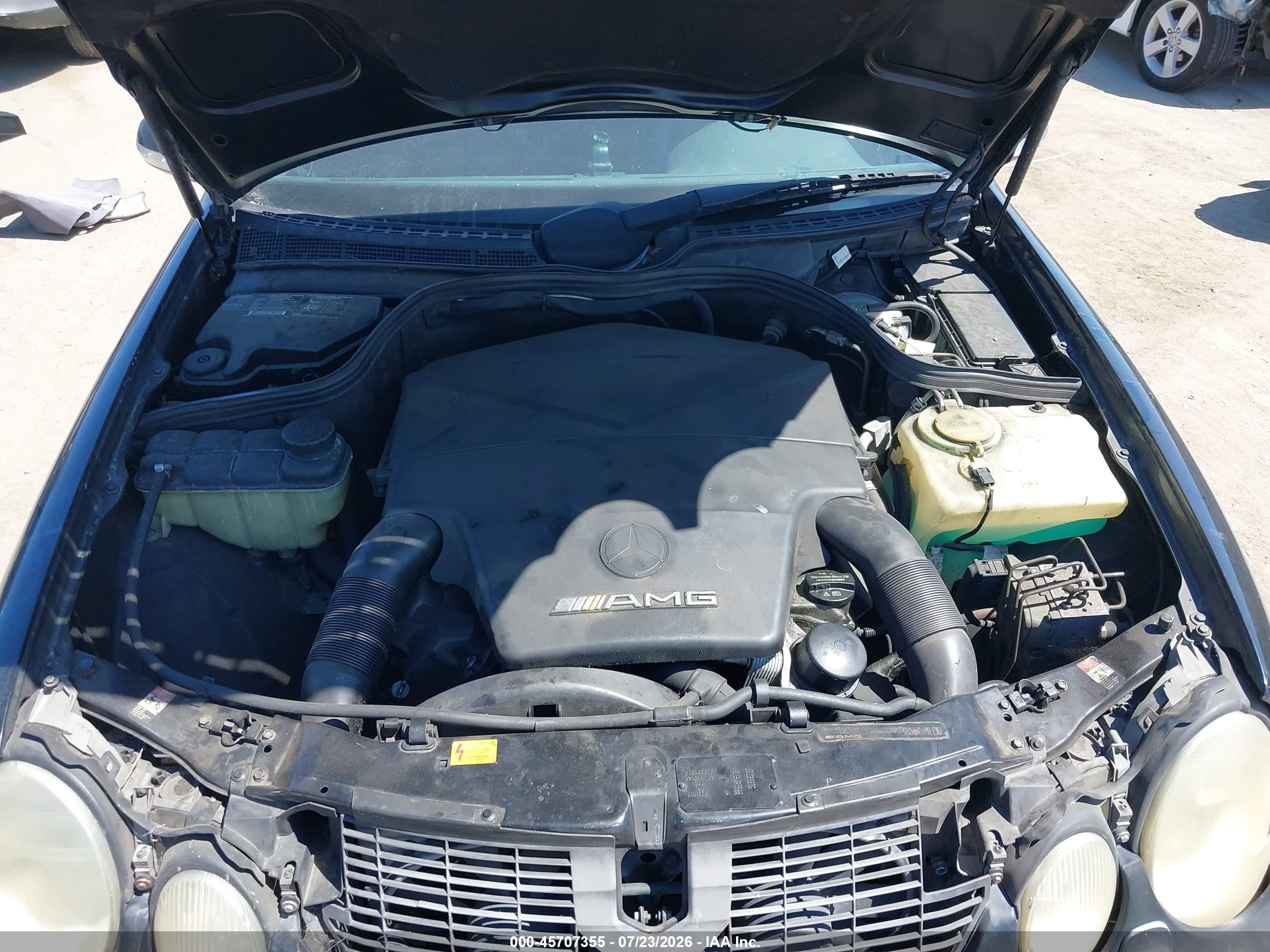 2001 Mercedes-benz Clk 55 Amg   Black vin: WDBLJ74GX1F184970