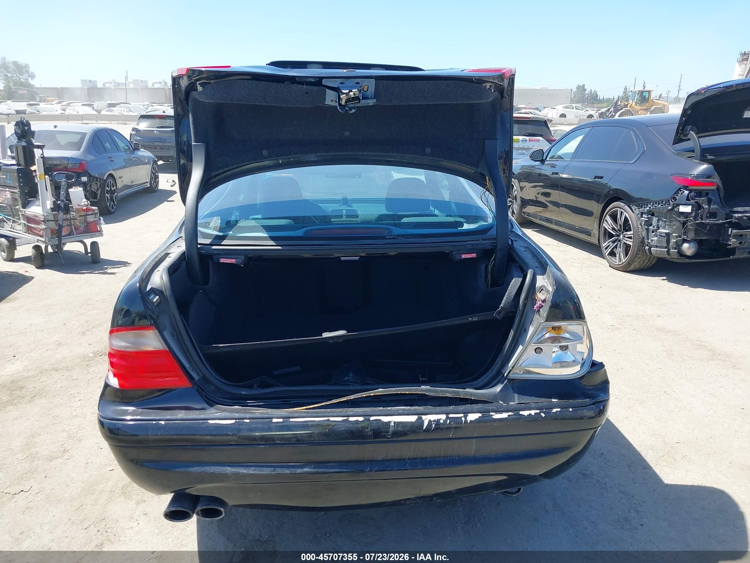 2001 Mercedes-benz Clk 55 Amg   Black vin: WDBLJ74GX1F184970