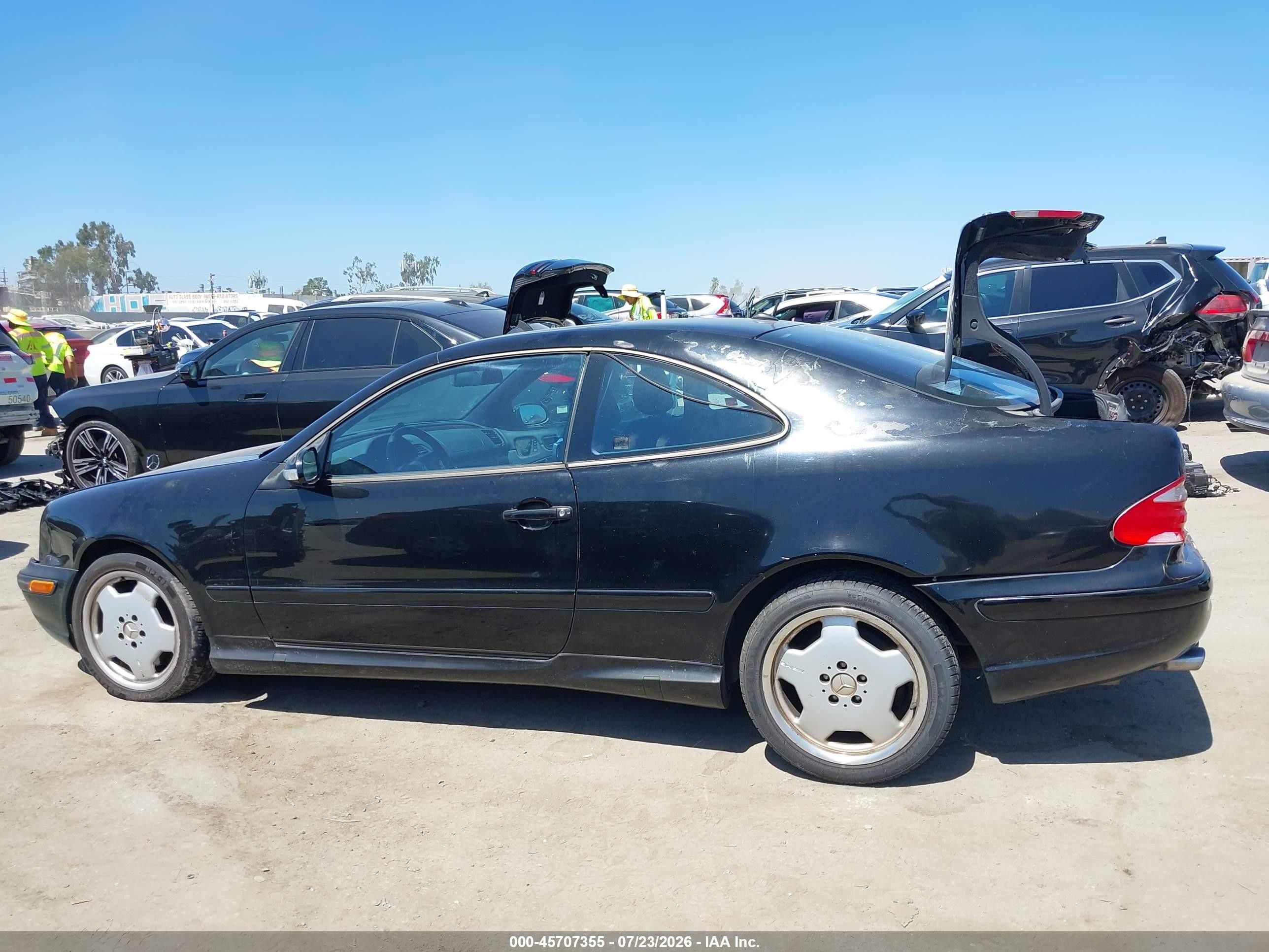 2001 Mercedes-benz Clk 55 Amg   Black vin: WDBLJ74GX1F184970