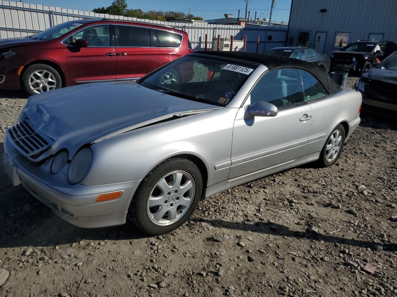 2002 Mercedes-benz Clk 320 Silver vin: WDBLK65G02T109638