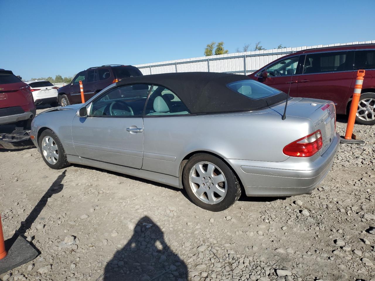 2002 Mercedes-benz Clk 320 Silver vin: WDBLK65G02T109638