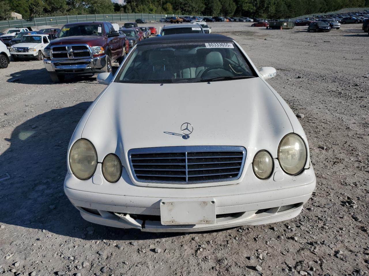 2003 Mercedes-benz Clk 320 White vin: WDBLK65G03T140017