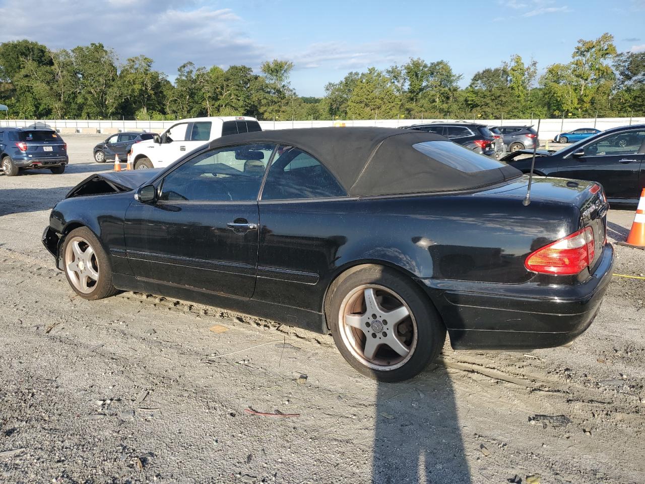 2003 Mercedes-benz Clk 320 Black vin: WDBLK65G03T143547