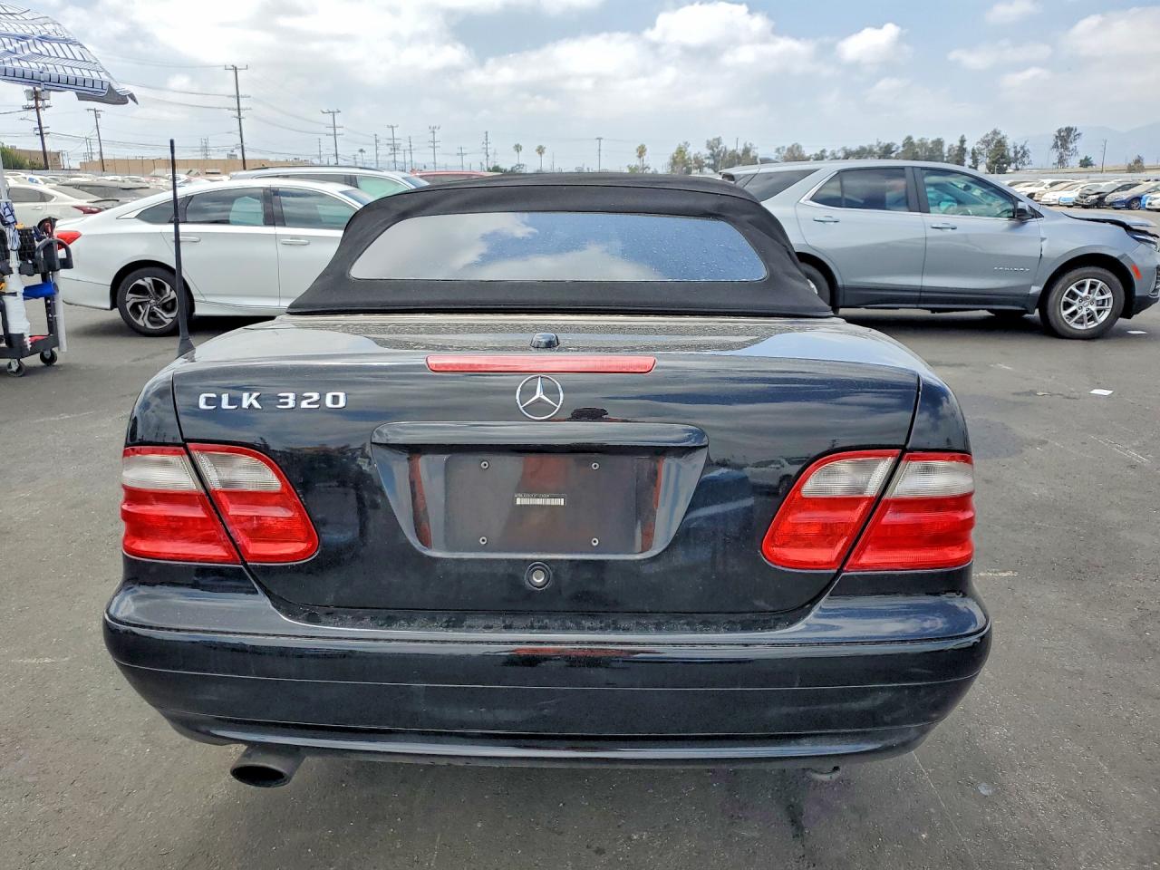 2002 Mercedes-benz Clk 320 Черный vin: WDBLK65G12T123029