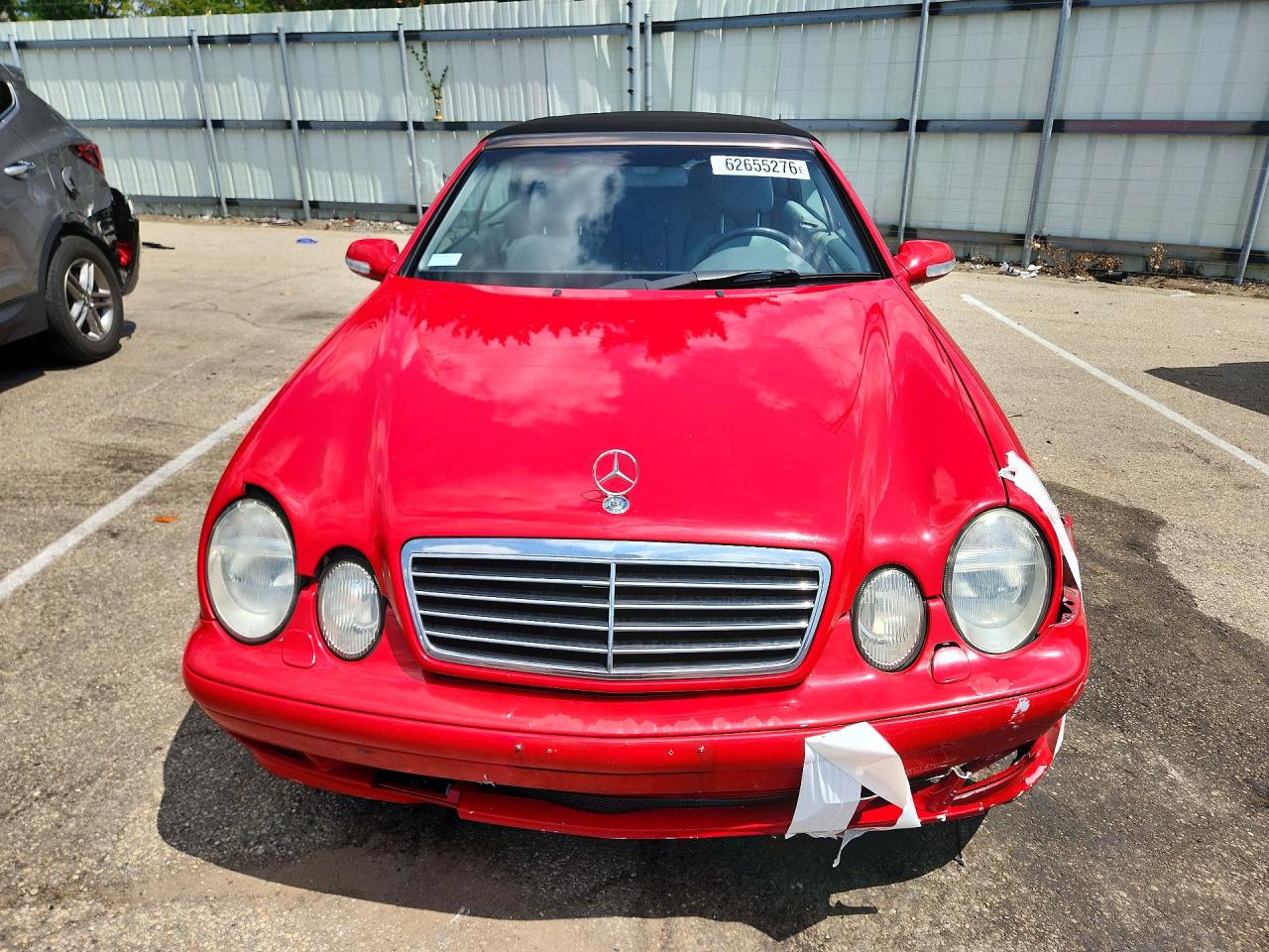 2003 Mercedes-benz Clk 320 Red vin: WDBLK65G13T136798