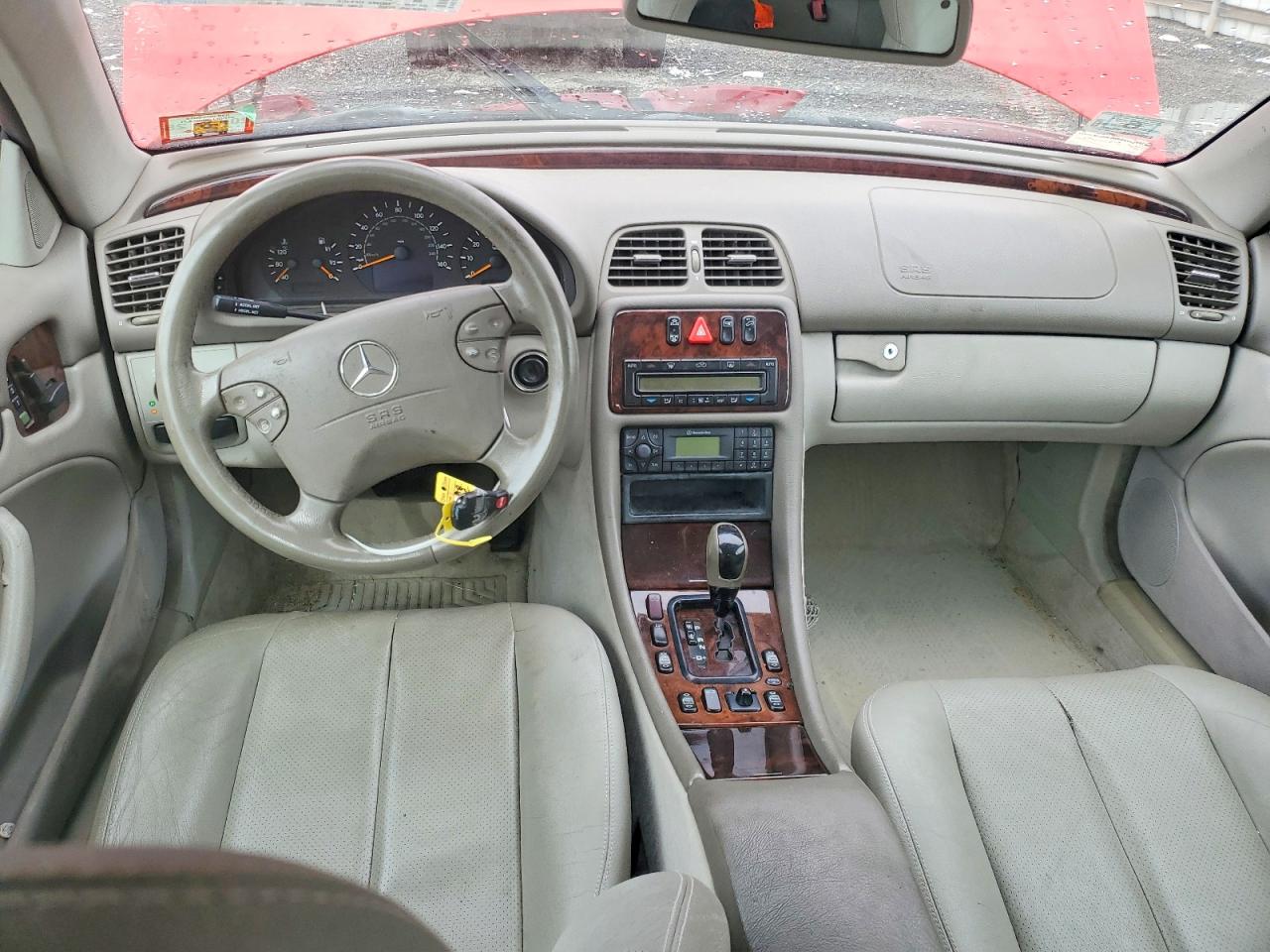 2002 Mercedes-benz Clk 320 Red vin: WDBLK65G22T107311