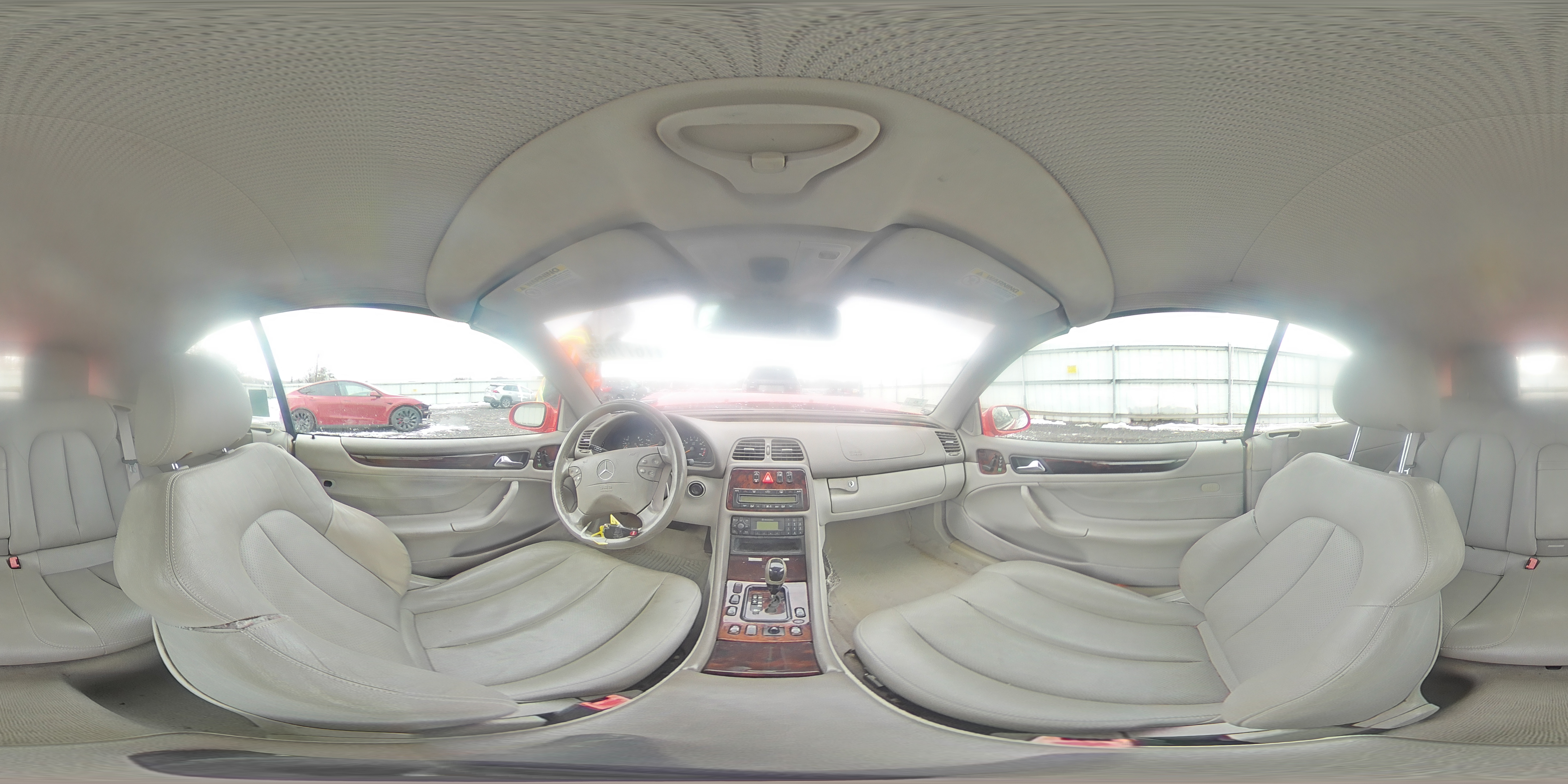 2002 Mercedes-benz Clk 320 Red vin: WDBLK65G22T107311