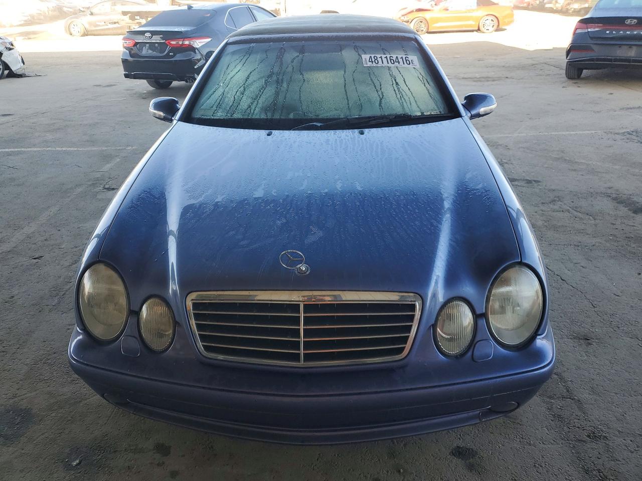 2002 Mercedes-benz Clk 320 Blue vin: WDBLK65G22T109267