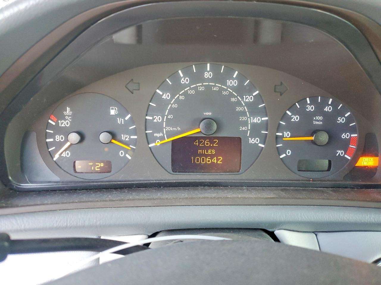 2002 Mercedes-benz Clk 320 Blue vin: WDBLK65G22T109267